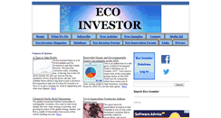 Desktop Screenshot of ecoinvestor.com.au
